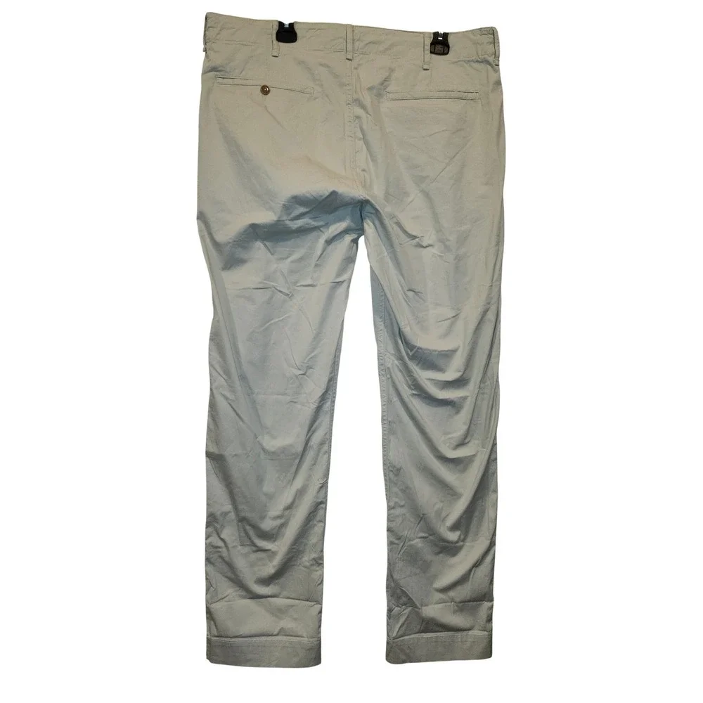 Buck Mason Carry-On Pant Oyster Straight Side Seam Chino BM14120.553 Size 36x32